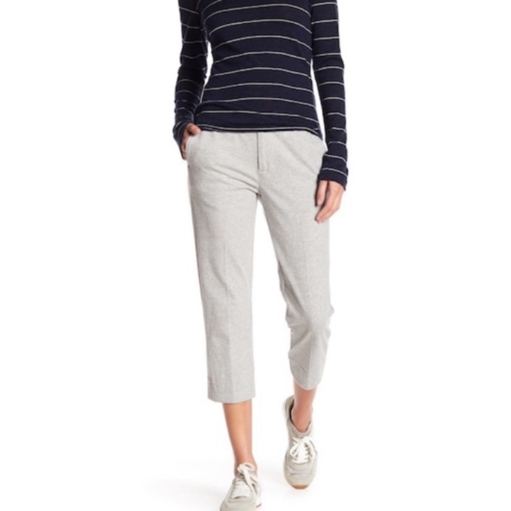 James Perse gray cotton slim cropped trouser pants wqh1560 size 29